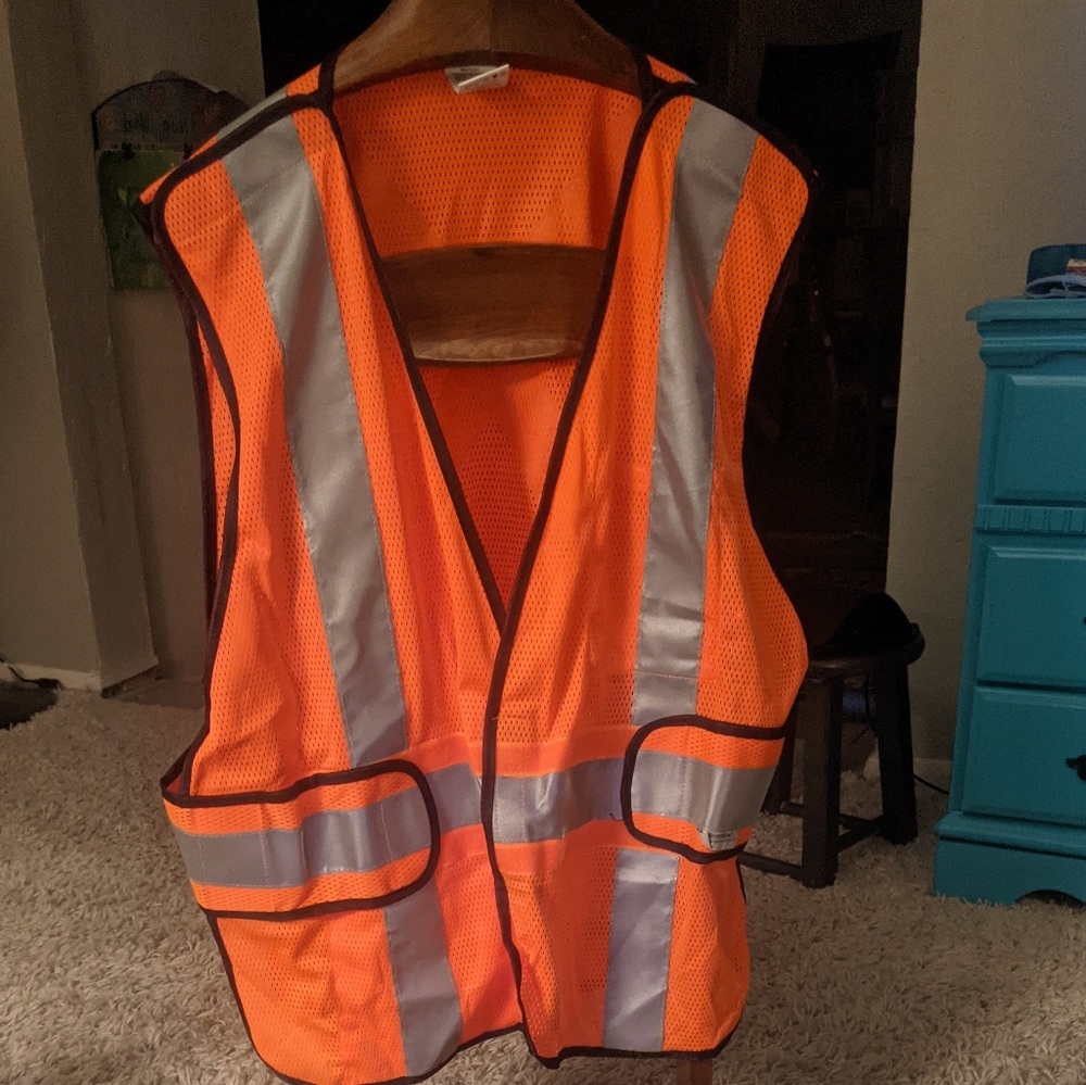 Construction Safety  Vest W/ Reflectors